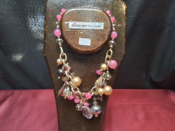 VENETIAN Multi-Color-Stone Necklace (STAND NOT INCLUDED)   