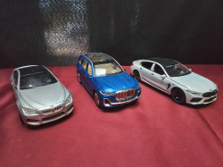 3 High quality BMW car model. 