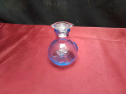 Japanese blue perfume bottle lovely decoration. H.8 Cm.