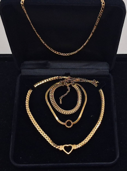 Job Lot mixed  fashion Gold plated stainless steel Jewelry. 