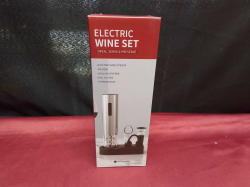 A Brand New Electric Wine Opener Full Set open  serve & preserve so easy.