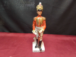 A vintage porcelain Napoleonic figure 