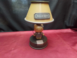 Rare Vintage Sanrio Hello Kitty Lamp, One of the First Made 1976 onwards, in need of new battery terminals, but in good condition. W.13 H.27 Cm. 