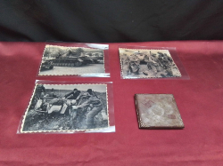 Nazi Original cigarette box with 3 photos from Russland 1941