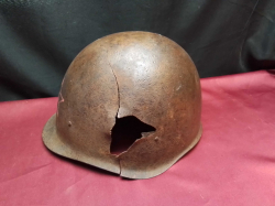 An Antique Stalingrad's Helmet. 