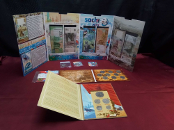 Set of 24 Russian Commemorative's coins and bank notes