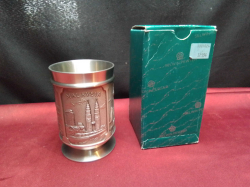  A beautiful boxed selwin pewter cup 