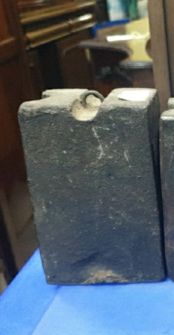 A very heavy 19th Century C,1840/1860 clock weight.
Would make an ideal doorstop