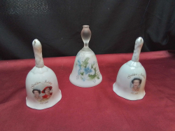 3 Various China Bells. 
