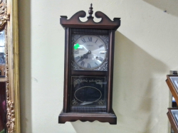 A Nice 31 Days Wall Clock, Mechanical Movement. W.25 D.13 H.50 Cm.