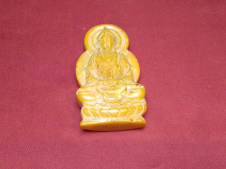  Tibetan Jade Buddha statues. W.5 H.10 Cm. 