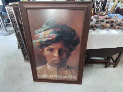 A Large High Quality Print Picture on Framed & Glazed of Karen Blixen Museet. 75x113 Cm.