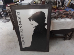 A Large High Quality Print Picture on Framed & Glazed of Karen Blixen Museet. 75x114 Cm.