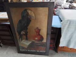 A Large High Quality Print Picture on Framed & Glazed of Karen Blixen Museet. 75x114 Cm.