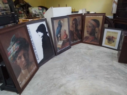 6 Large High Quality Print Picture on Framed & Glazed of Karen Blixen Museet.  Small 60x70Cm. Large 75x113 Cm.