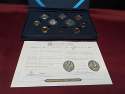 A Set of 10 Maltese Coins in original Box. 