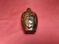 A gorgeous Chinese perfume bottle. H.8 Cm.