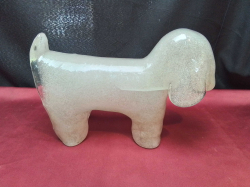 A lovely Murano Glass  dog. W.29 H.17 Cm.  