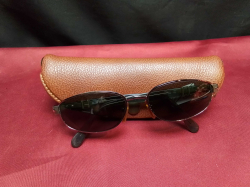 PERSOL Vintage Sunglasses With Protective Case. 