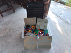 A Large  Selection of Legos.