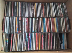 A Box of 126 Assorted CDs.