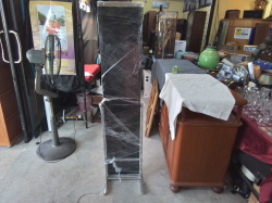 A high quality stainless steel standing mirror.37x153Cm.