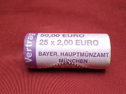 A Set of 25 German 2 Euro Coins Munchen.
