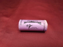 A Set of 25x2 Euro Luxembourg  Money Coins.