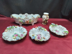 A Lovely lot of German Hand Painted Porcelain.
