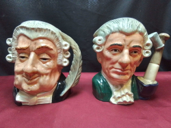A Large Royal Doulton Character Jug of The Lawyer and A Nice Royal Doulton Character Jug of Apothecary. Large Size.