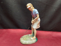 An Unusual Royal Doulton Golfing Figure 'Winning Put