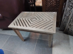 A Nice Teak Outside Table. W.51 L.76 H.56 Cm.