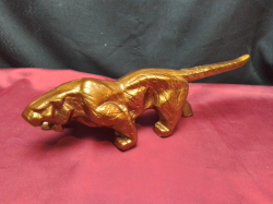 A Vintage Bronze Colored  36Cm. Very Heavy, Metal Sculpture Lovely Condition  