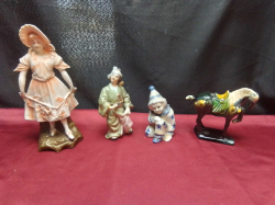 4 Pieces of Collectible Porcelain Figures. 