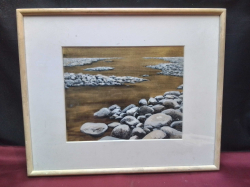 Painting by Award Winning Artist, Sugiyama Kanko, Number 247. 37x44 Cm.