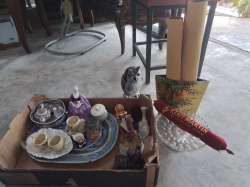 A box of odds and ends. 