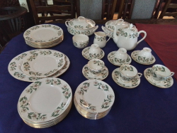 A Royal Crown Staffordshire Tea Set 43 Pieces.