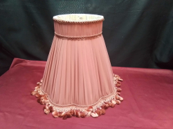 A Lovely pink lampshade.