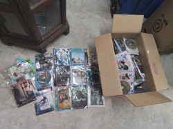 A large job lot of Movie CDs.