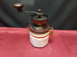 A Vintage Style of English coffee grinder. 