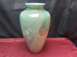 A Large German vase stamped. W.20 H.42 Cm.