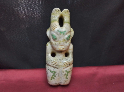 Amazing Ancient Antique Old Chinese Jade hongshan culture. W.9 H.25 Cm.