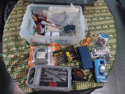 A Box of Mixed items.