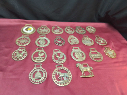 21 Old Horses Brasses.