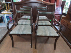 6 Saber Leg China Inlaid 2 Servers.(85)