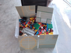 A Large  Selection of Legos.