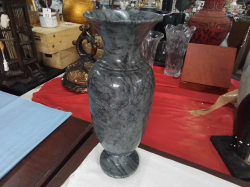A large Marble vase. W.14 H.41 Cm.
