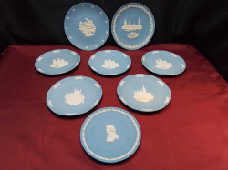 8 Large Wedgwood Plates. W.16,18,20 Cm.  