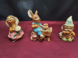3 Nice Pendelfin Figures.
