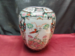 A Large Chinese Jar Chip toRim. W.22 H.28 Cm.